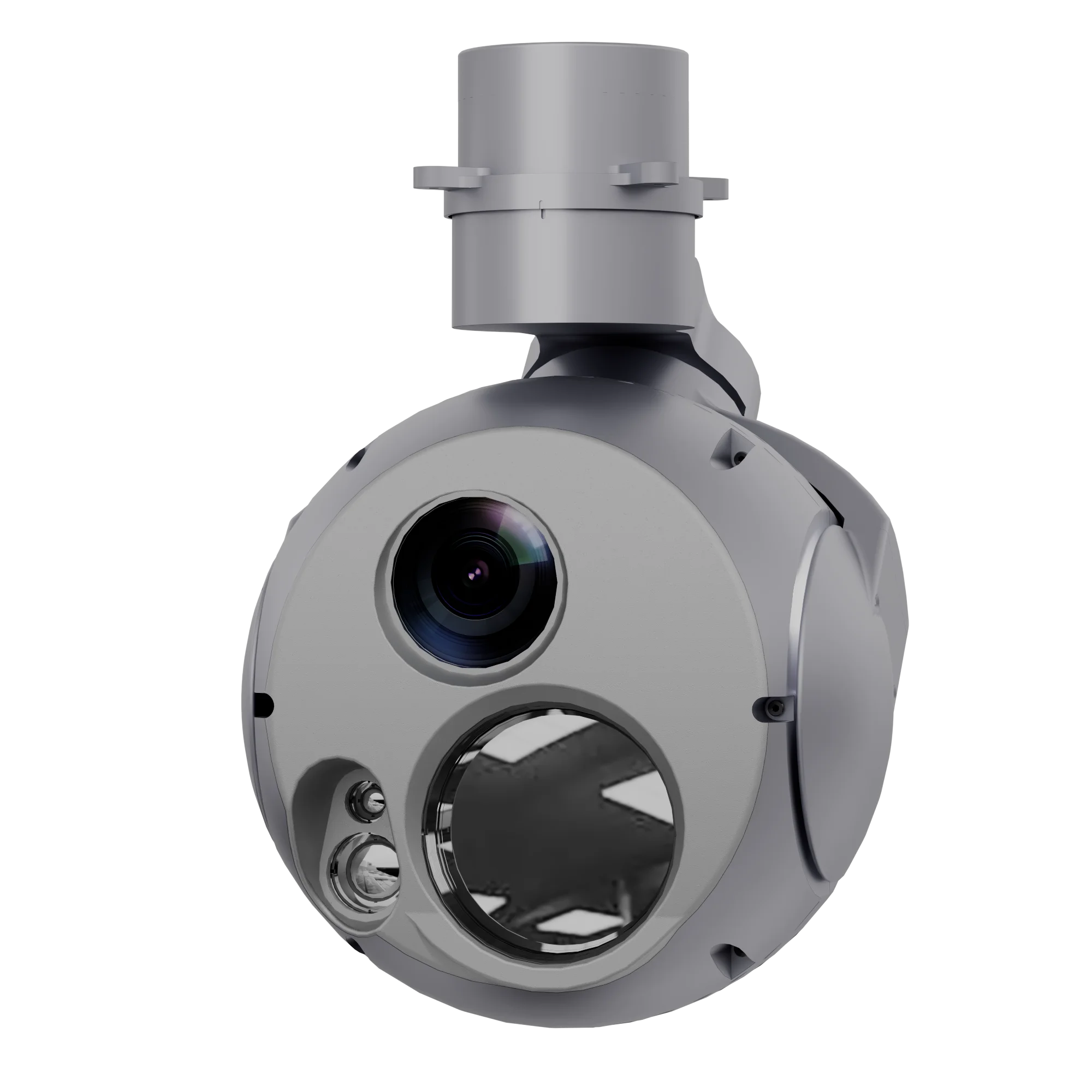 المهنية 640 * 512 الكهروضوئية جراب الليزر تتراوح الأمن للكاميرا Gimbal ملحقات المراقبة الحرارية #1