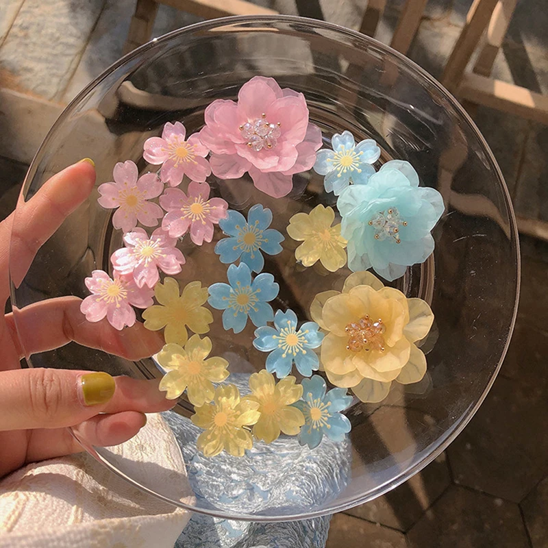 New Kids Mini Hair Clips For Girls Hair Accessories Braided Hair Hairpin Small Flower Sweet Women Fashion Decoration Barrettes