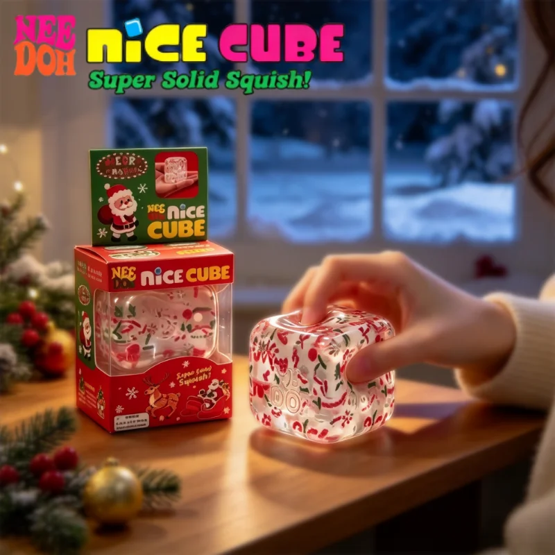 Needoh Holographic Ribbon Squeeze Sensor Knead Stretch Anxiety Relief ADHD Fidget Leisure Adult Halloween Christmas Gift