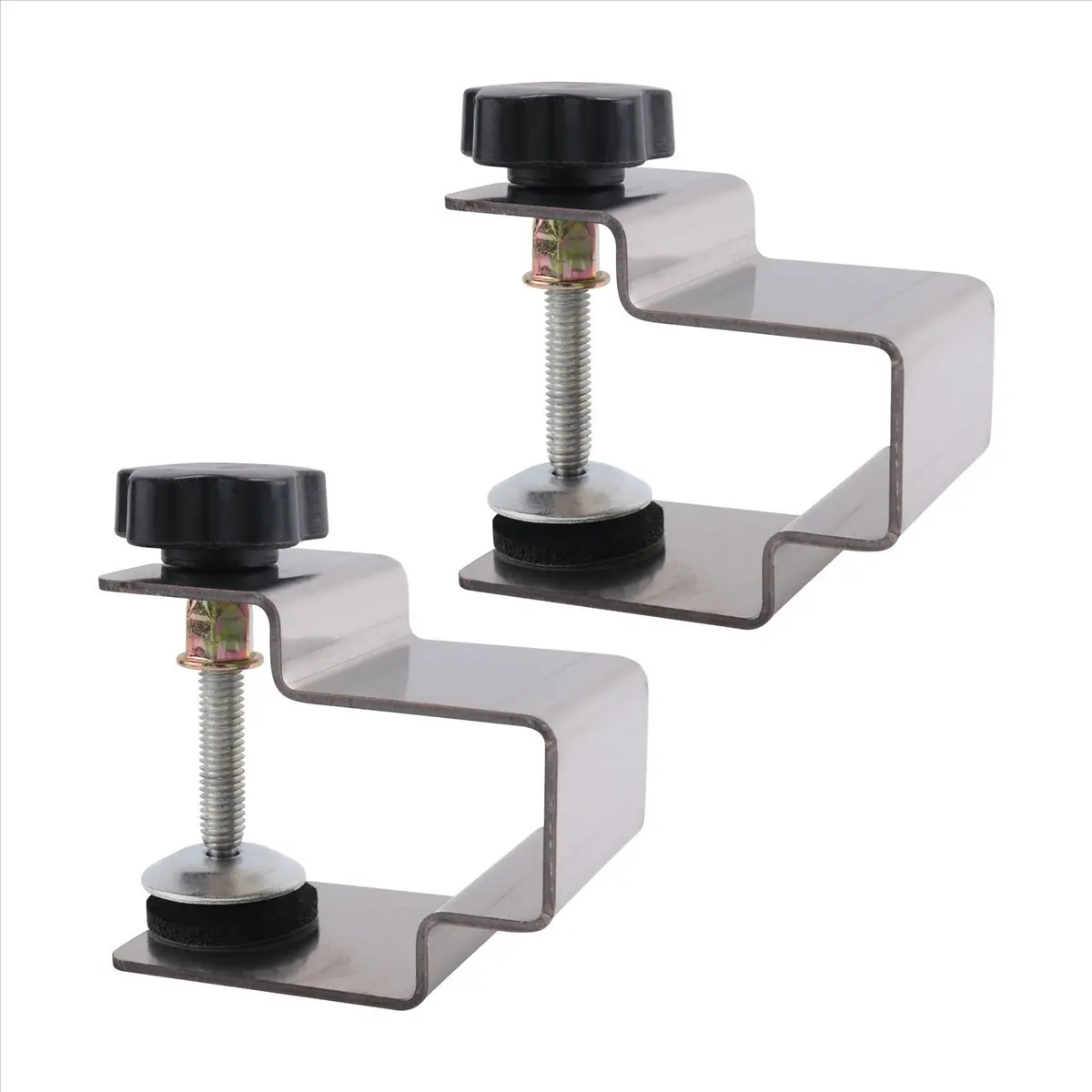 A89X Drawer Front Installation Clamps, 2PCS Stainless Steel Cabinet Installation Clamps Tools for Drawer Front Panel