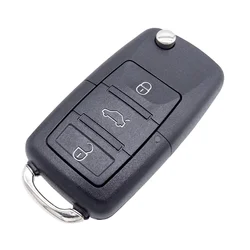 Guscio chiave a distanza pieghevole a 3 pulsanti per VW Volkswagen Golf Polo T5 Passat Skoda Beetle Car Key Head Shell