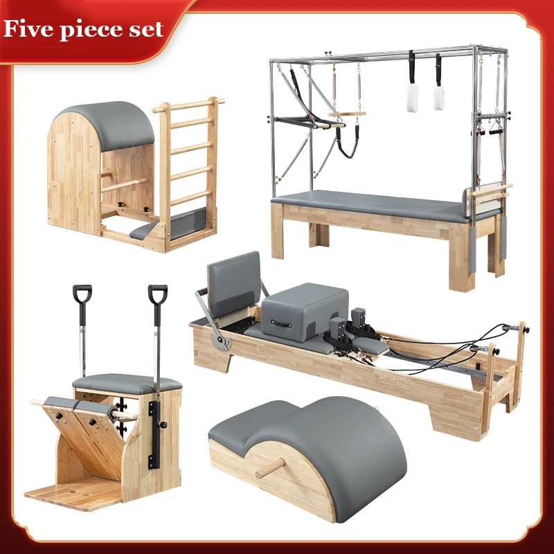 Fitness Equipment, Five Piece Set, Large Equipment, Stable Step Chair, Ladder Barrel, Cadillac Pilates Core Bed