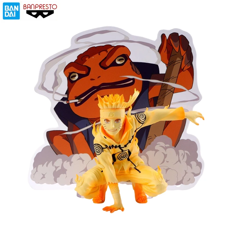 Bandai Genuine NARUTO Finished Model Kit BANPRESTO Series PANEL SPECTACLE NARUTO Anime Action Figure Toys for Boys Collectible