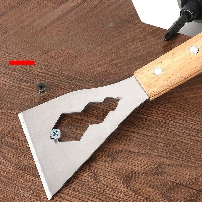 Thickened Stainless Steel Cleaning Scraper Putty Shovel Floor Cement Remover Drywall Stripping Tool For Construction Decoration