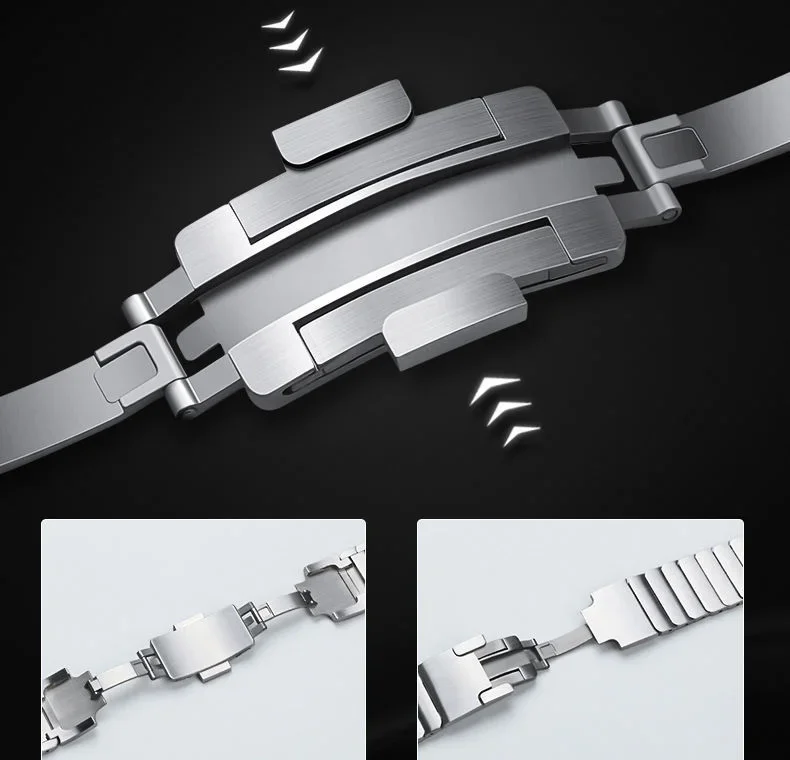 22mm Metal Strap For COROS APEX 4 42mm/PACE Pro/4 Stainless Steel High-end Bracelet Suunto Vertical 2/Run/Ocean/Race 2 S Correa
