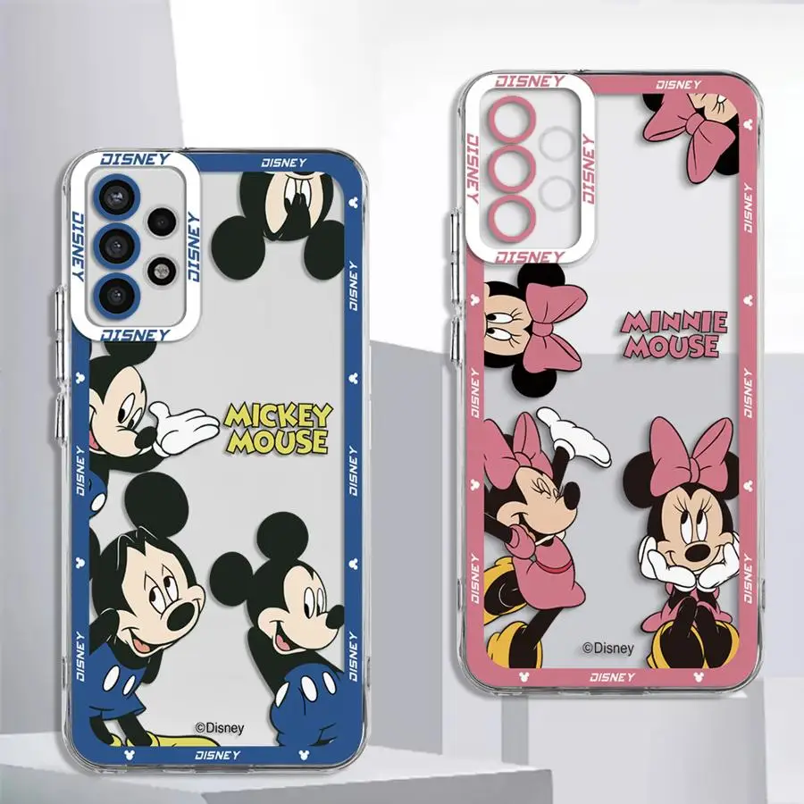 Disney Mickey Mouse Phone case for Samsung Galaxy A11 A12 A13 A14 A15 A22 A23 A24 A25 A32 A33 A34 A35 A52 A52s A53 A54 A55 4G 5G