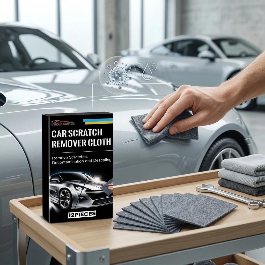 Car Nano Sparkle Cloth Repairing Small Scratches Maintain Original Luster Metal Surface Polishing Multifunction Nano Magic Cloth