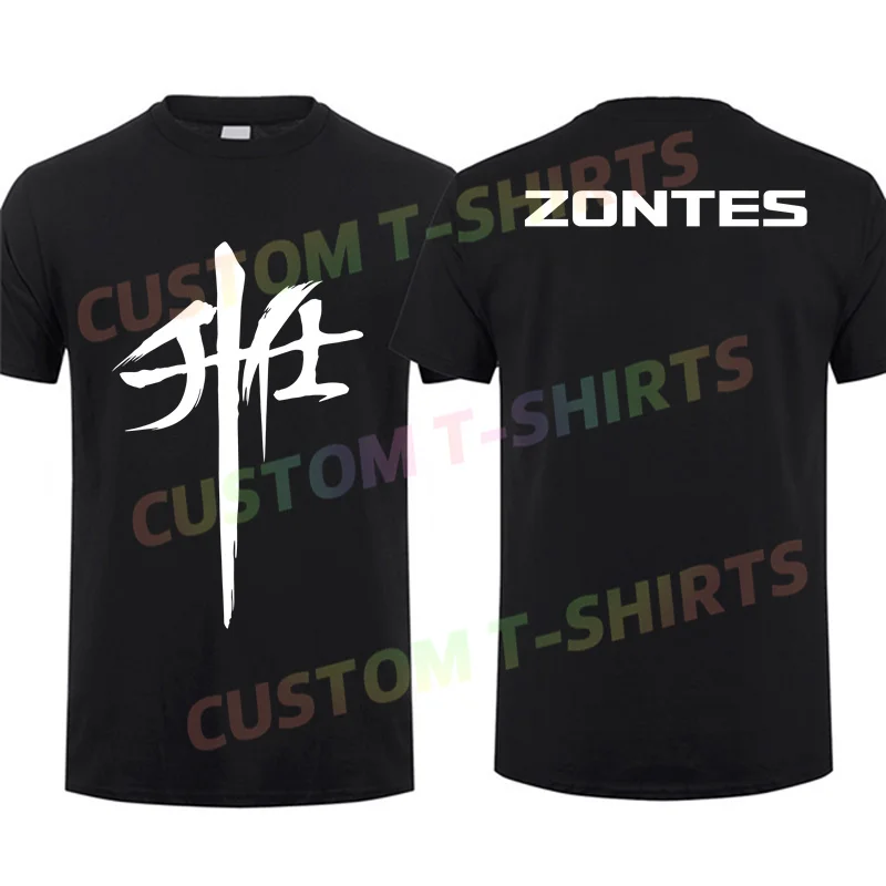 2024 Men T Shirt Casual for Zontes G1 125 Zt125 G1 Zt125u Zt 125 U Zx T-shirt Summer Short Sleeves 100% Cotton S-3XL Cool Tee