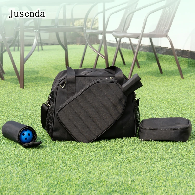 3-in-1 Pickleball Paddle Bag Large Capacity Waterproof Outdoor Sports Racquet Bag Hand-Held Crossbody Bag With Ball Bag/Ice Bag