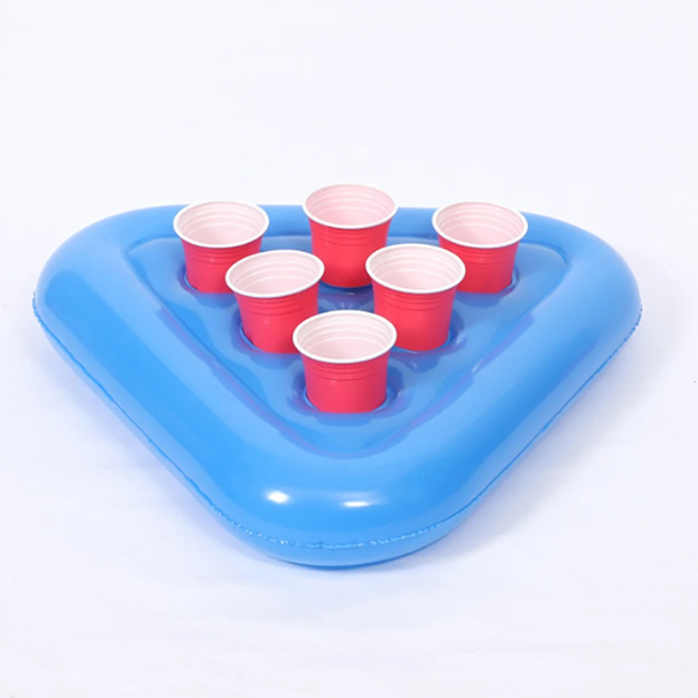 Throwing Toss Game Inflatable Beer Pong Triangle Cap Outdoor Lawn Parties Toys