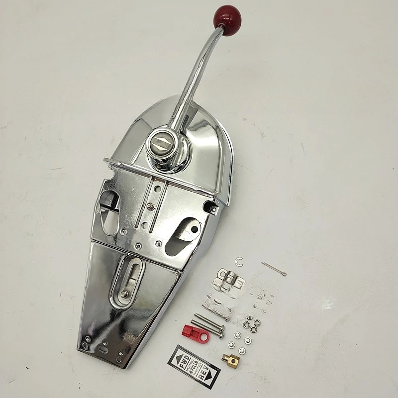 Throttle Head Single Handle Zinc Alloy Throttle Line Gear 2-in-1 Marine Manipulator Marine Throttle Controller