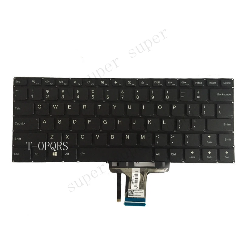 Новая клавиатура S+ для ноутбуков Lenovo Flex 4-14, Flex 4-1470, Flex 4-1480, 14 дюймов, с подсветкой, раскладка US
