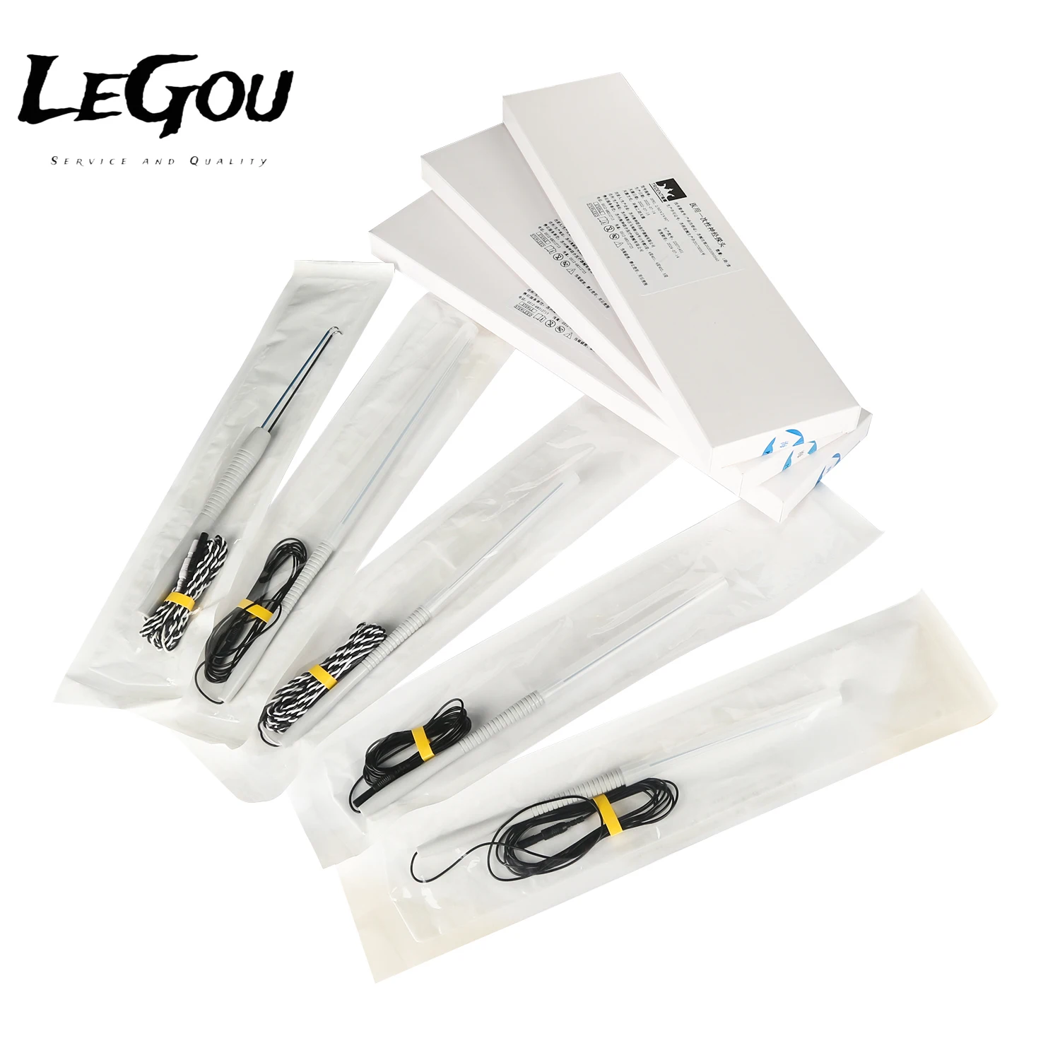 LeGou Professional IONM Quantity Disposable Medical Ball Tip Direct Nerve Stimulator Probe