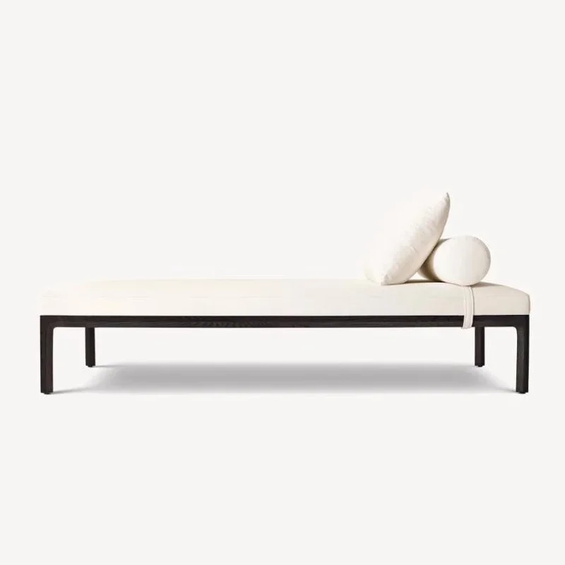 American Solid Wood Bed End Stool Post-modern Simple Bedroom Bed Bed Hat Stool Foyer Shoe Stool Cloth Soft Bag Long Bench Custom