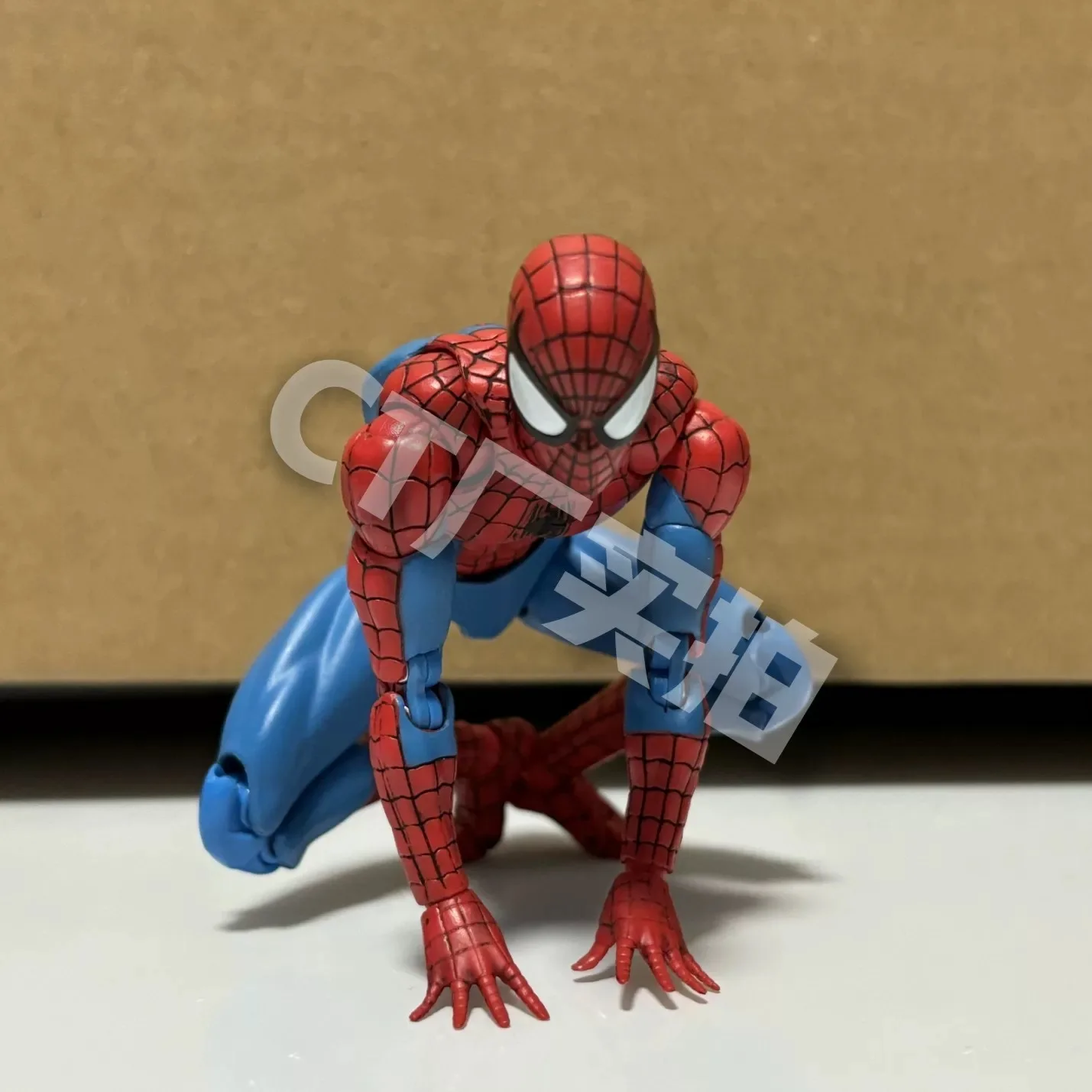 CT Toys Maf185 Spiderman Action Figure KO Spider Man Classic Costume Figures Marvel Mafex 185 Peter Parker Figurine Model Gift