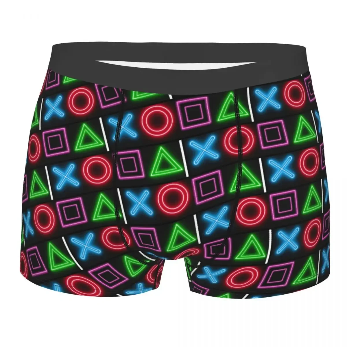 

Neon Play Station Man's Boxer Briefs Underwear Highly Breathable Top Quality Birthday Gifts