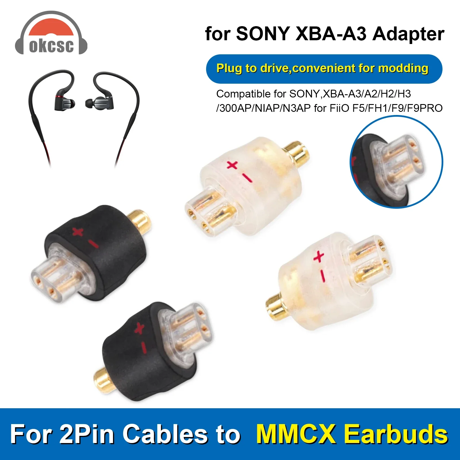 Okcsc 1 Pair Earpho… - image