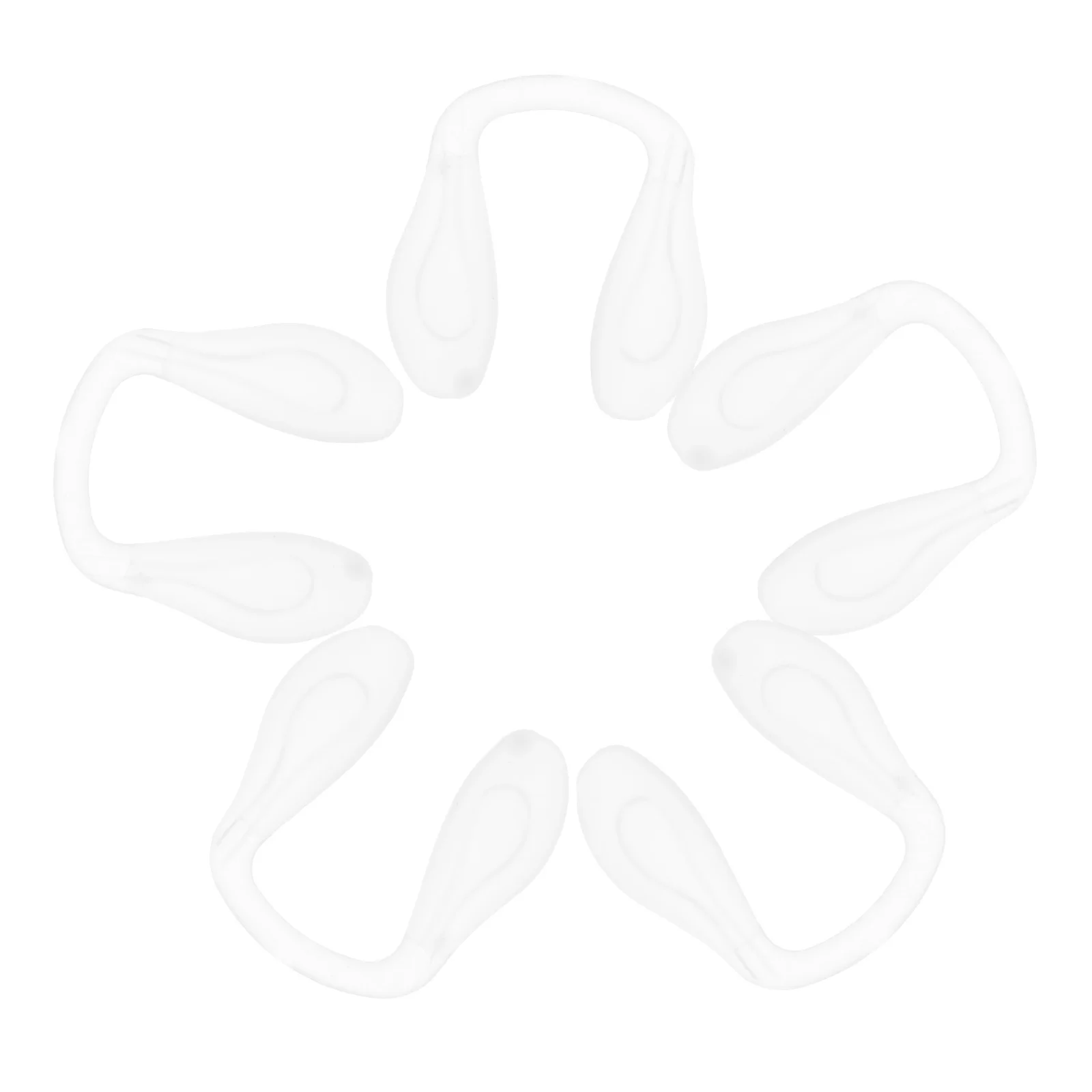 

5Pcs Comfortable Eyeglass Nose Pads Silicone Cushion Non Slip Replaceable Pads Nose Cushions for Eyeglasses Glasses Supplies