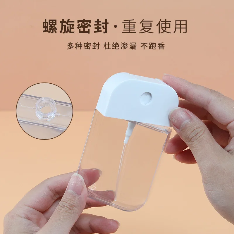 

Portable Spray Bottle Card-type High Pressure Fine Mist Alcohol Hand Disinfectant Travel Pocket Makeup Liquid Container