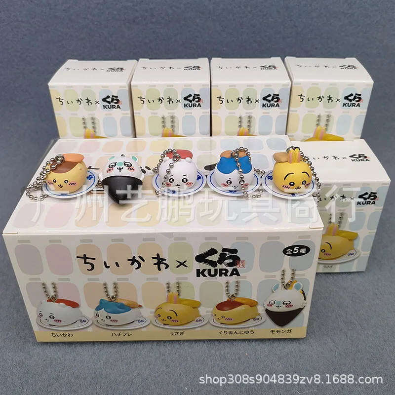 

Tempura Sushi Animation Model Ornaments Cute Toys Self-deprecating Bear Usagi Hachiwares Pendant Statue Gifts Toys
