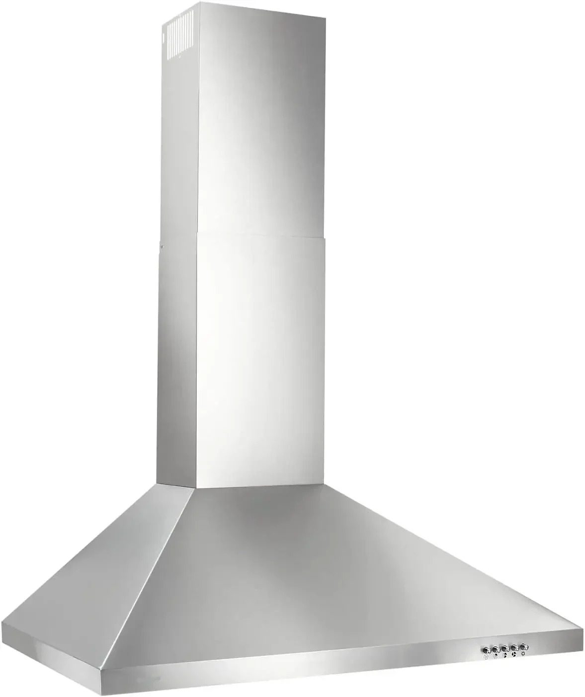 Broan-NuTone BW5030SSL Stainless Steel LED 30-inch Wall-Mount Convertible Chimney-Style Range Hood with 3-Speed Exhaust Fan