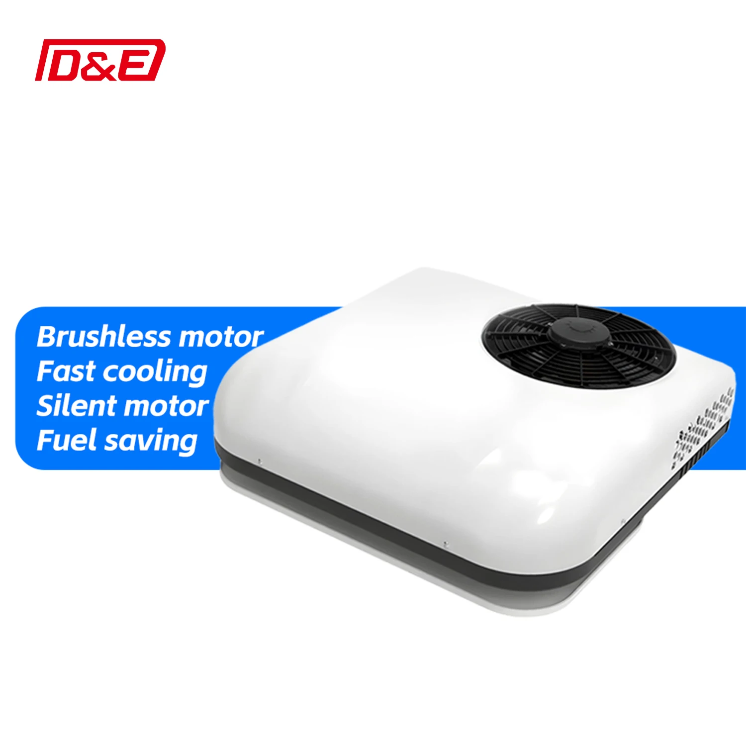 مكيف هواء صغير عالي الجودة موديل 12 فولت/24 فولت بدون فرشاة لوقوف السيارات لشاحنة القارب RV #6