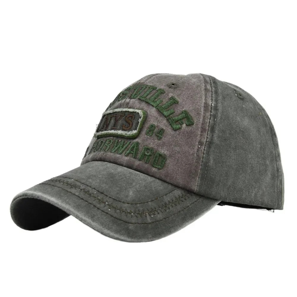 Vintage NYS Embroidered Baseball Cap Distressed Washed Look, Adjustable Snapback Closure, Sun Protection Hat in Multiple Colors
