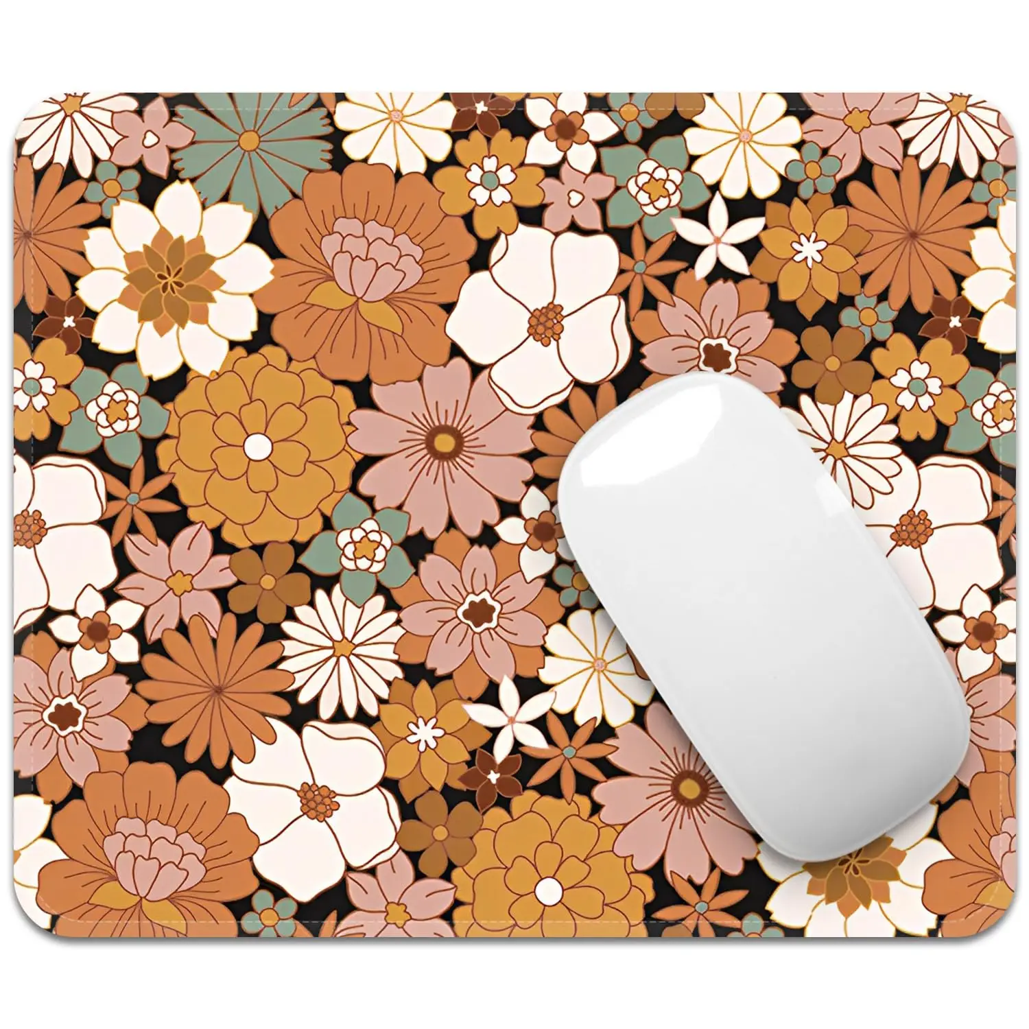 

Hot-Selling Vintage Patterns Printing Square Mouse Pads Comfortable Gaming Mousepad Mouse Mat Keyboard Mats Desk Pad 22x18cm