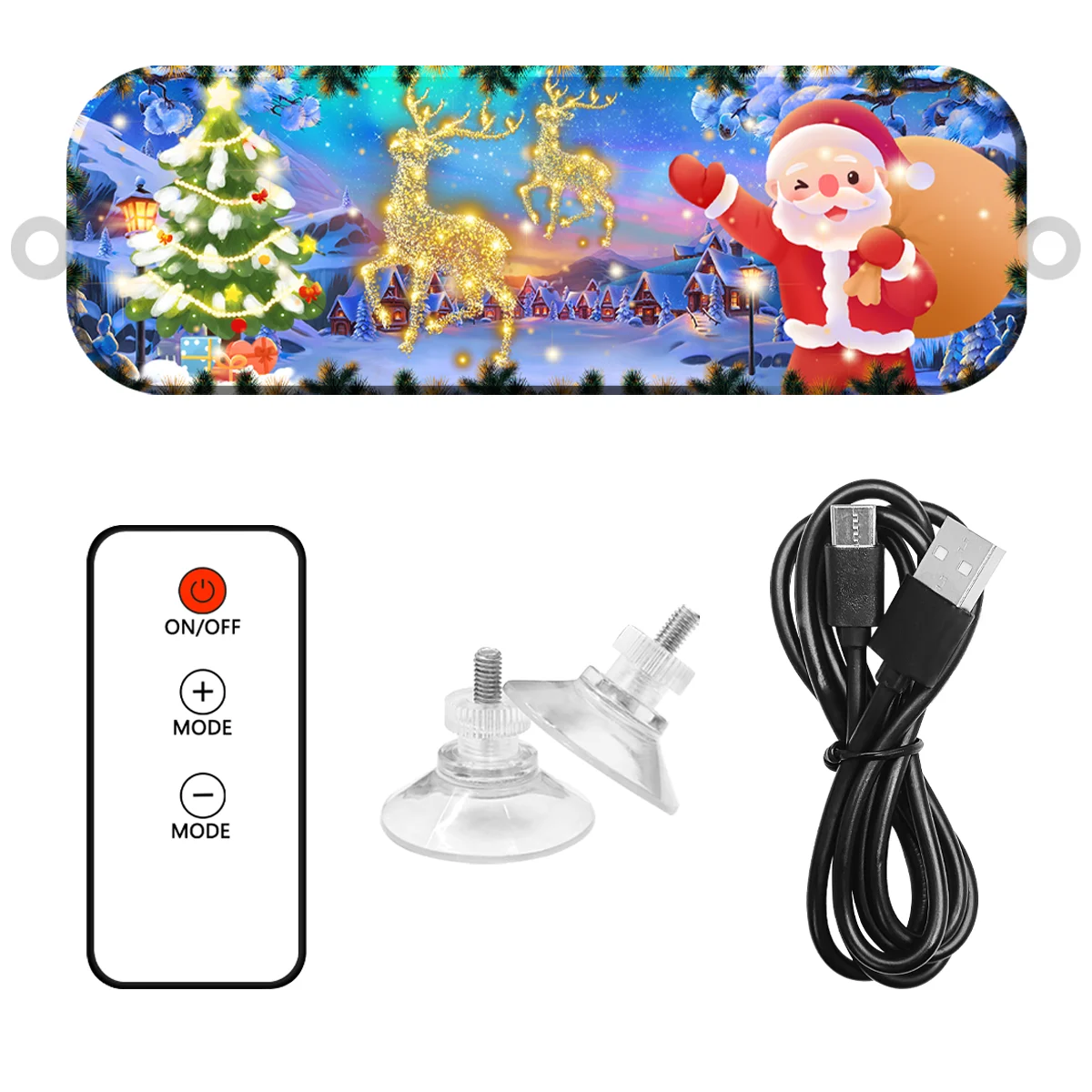 Christmas Ambient Lights Universal RGB LED Interior Atmosphere Lamp Auto Car Signal Light LED Warning Light Fit All Car Styling