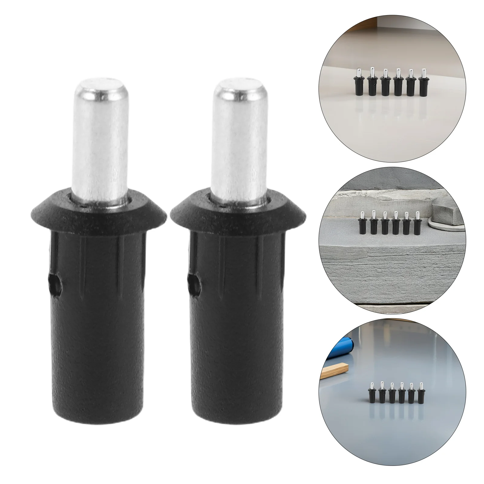 

60Pcs Hydraulic Damping Hinge Concealed Installation Multiscene Application Trash Can Lid Soft Close Anti Slam Door Damper