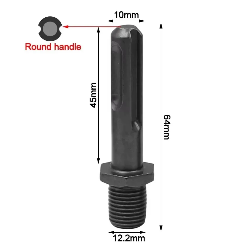 Hex Shank Drill Bit Chuck Adapter Water Drill Extension Rod Split Electric Hammer Conversion Joint Connecting Rod Sleeve