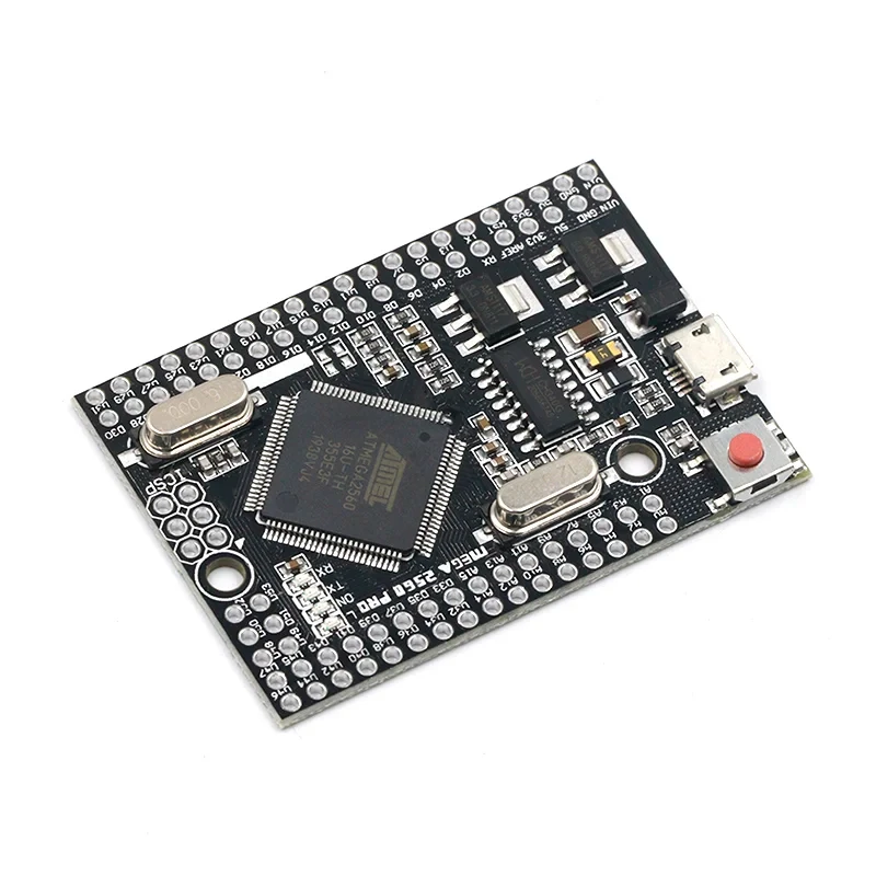 Imagem -02 - Chip com Pinheaders Masculinos Compatível para Arduino Mega 2560 Pro Mini Incorporar Ch340g Atmega256016au Diy