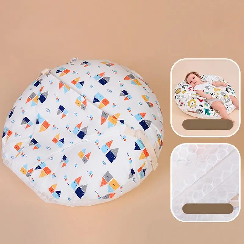 Toddler Support Pillow For Nursing Support Breathable Pillow Breathable Nest Sleeper Pillow Anti Roll Bed For Kids Children