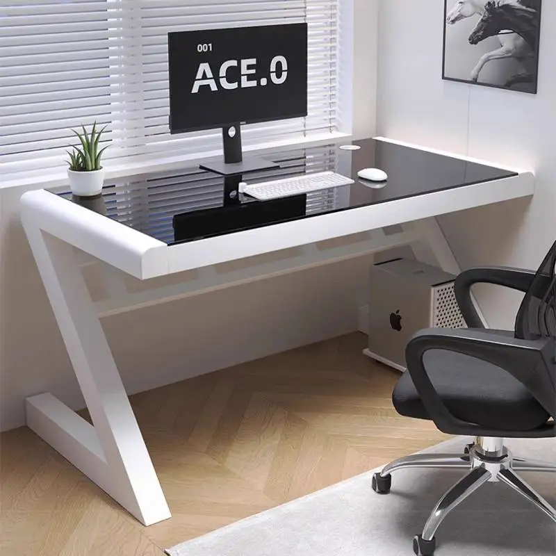 

Luxury Student Computer Desks Rectangular Shelf Executive Office Gaming Desk Notebook Bedroom Mesas De Computador Furniture