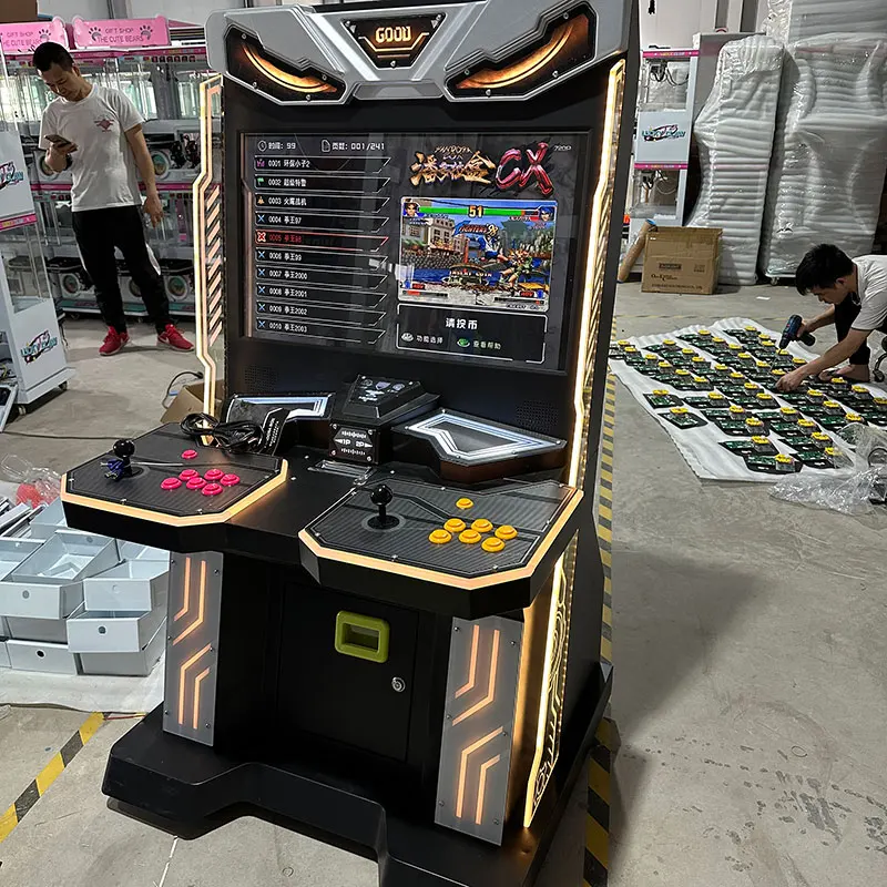 Coin-operated 2 Players Stand Up Retro Arcade Machine 10000 In 1 Multi Games Classic Upright Arcade Video Game Cabinet Machine