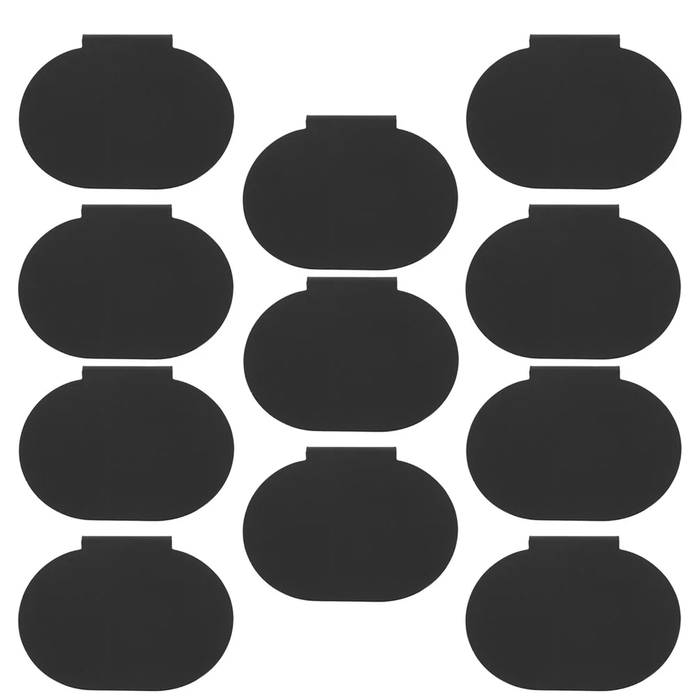 12 Pcs Label Holder Removable Pvc Bin Tags Basket Price Labels Holders Signage Organizing Cube Clip on Show Rack