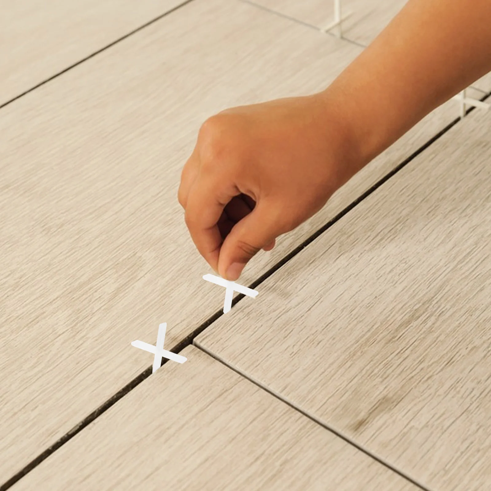 

500pcs Spacers 1/16Inch Cross Tile Spacers For Floor Wall Installation Plastic Cross Leveling Clips Reusable Durable Ceramic