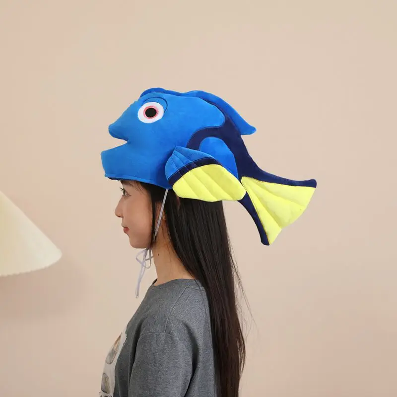 Casque de raie impériale, chapeau de dessin animé d'animaux marins, accessoire de performance et accessoire de photographie