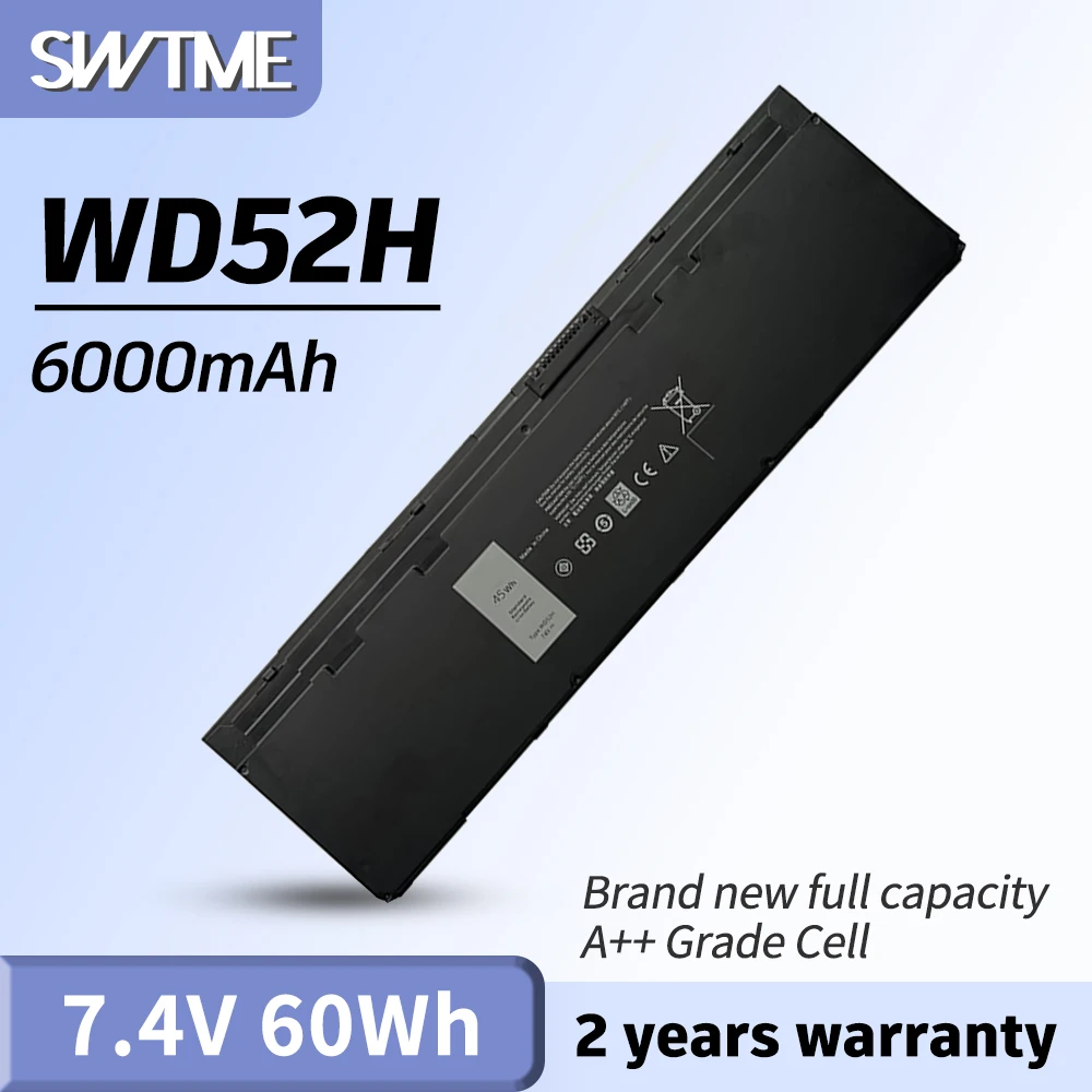 WD52H Battery for Dell Latitude E7240 E7250 GVD76 WD52H KWFFN J31N7 NCVF0 W57CV VFV59 HJ8KP 451-BBFX 451-BBFY 451-BBFV 451-BBFT