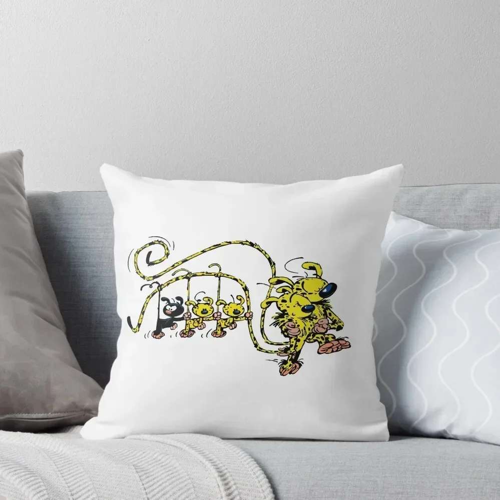

Marsupilami babies hanging on tail Throw Pillow Decorative Sofa Cushion Christmas Pillow Covers Cushions Cover pillow