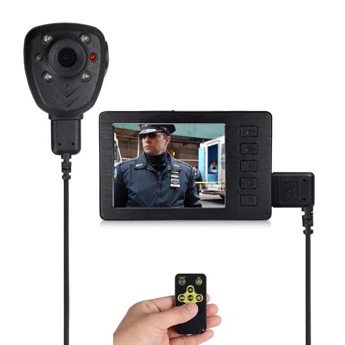 2.7 Inch FHD 1080P WDR Night Vision RCA Video Out Portable Dvr Recorder Body Camera Law Enforcement Recorder