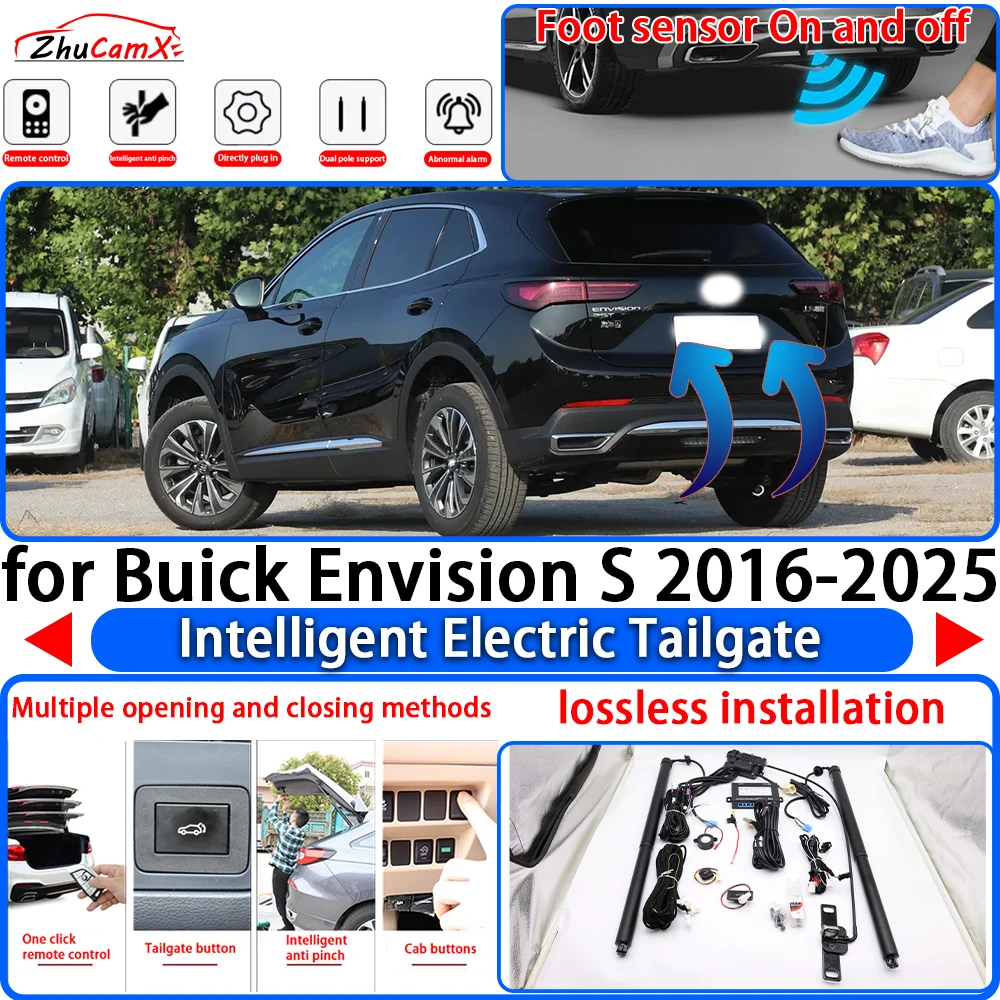 ZhuCamX for Buick Envision S 2016-2025 Power Liftgate Trunk Electric Suction Tailgate Intelligent Tail Gate Lift Strut System