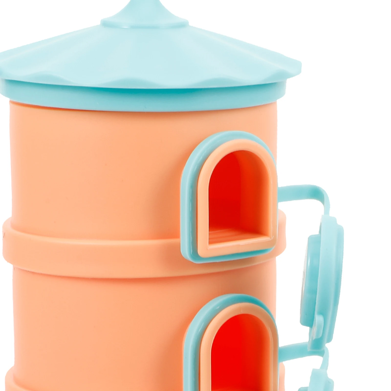 

3 tier Baby Food Storage Box Portable ganizer Open PP Material Snack Holder Milk Powder Case Travel