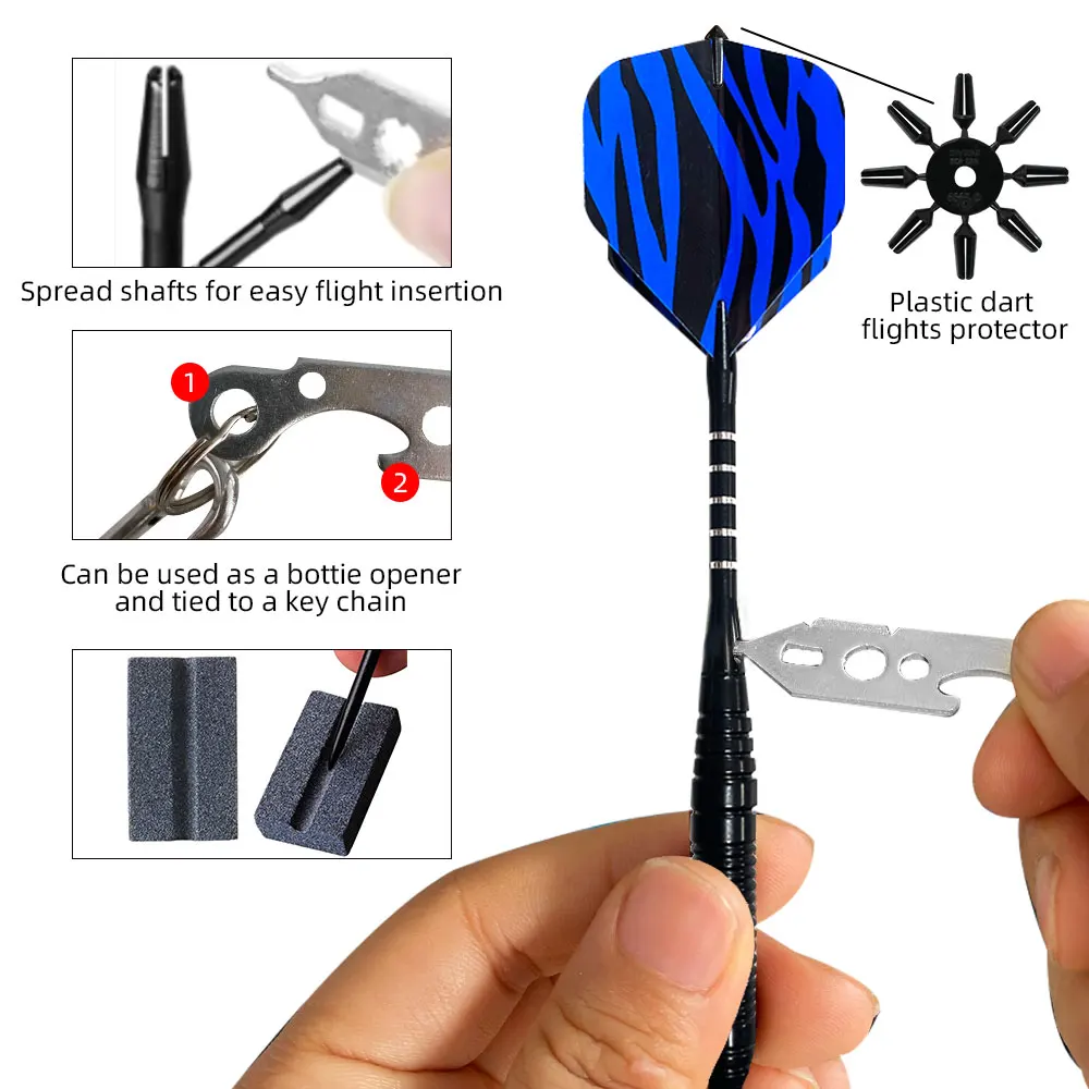 WEDARTER 22G硬質鋼針ダーツトレーニング一体型耐落下プロフェッショナルフライングスタンダードセットストレートチューブフライングスタ