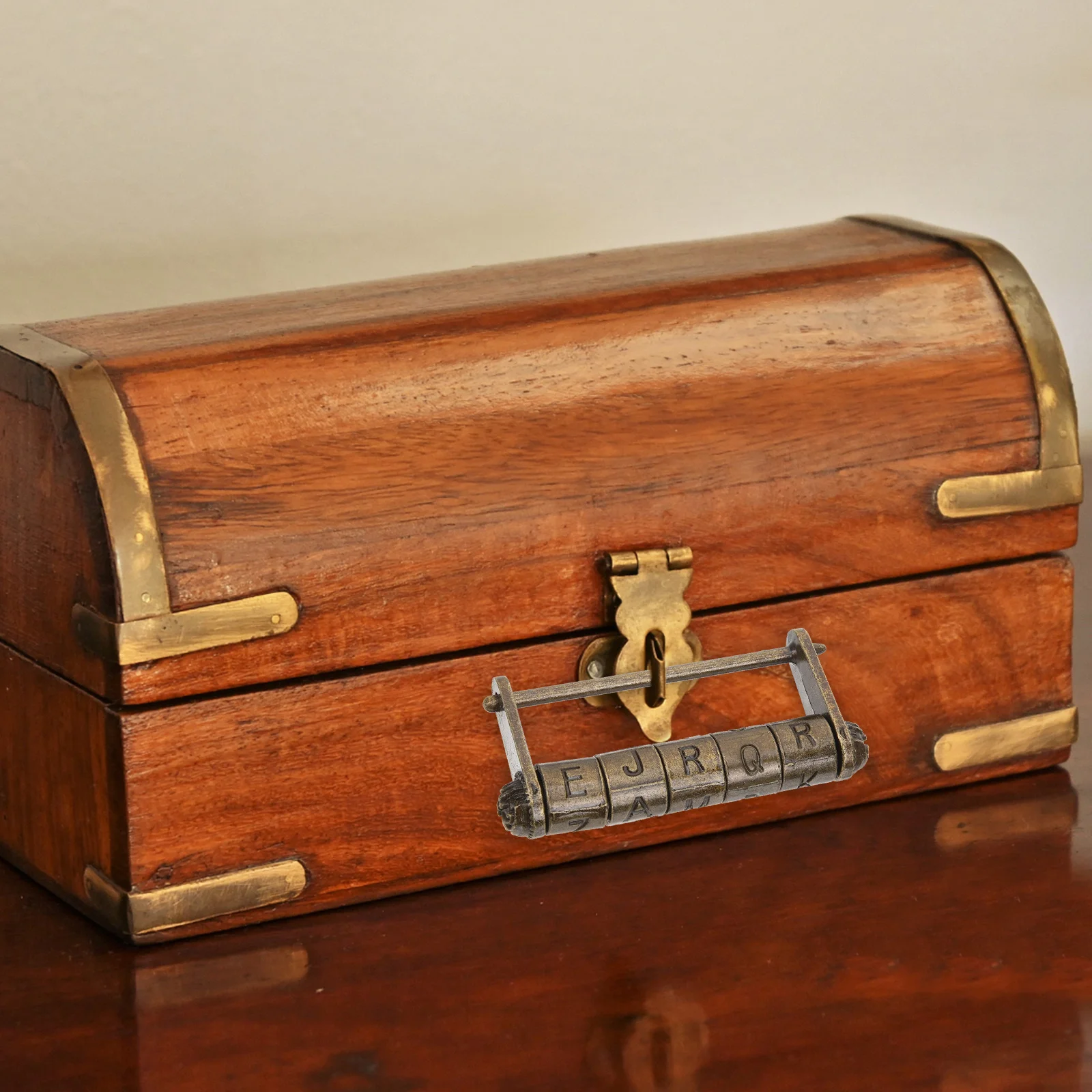 

Vintage Password Lock Chinese Style Combination Lock for Jewelry Box Drawers Cabinets Metal Padlock Drawer Padlock