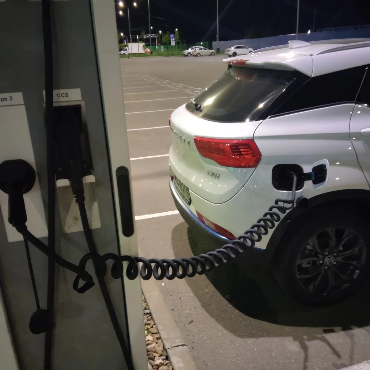 EVcharger4U tipo 2 EV cavo a spirale di ricarica 1 fase 32A 7KW 7M, 3 fasi 22KW 5M modalità 3 cavo di ricarica a spirale per auto elettrica CE TUV