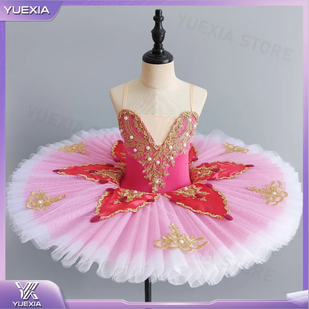 

Girls Ballet Leotard with Tutu Skirt Stage Performance Costume Dance Wear Summer Children Clothing Princess Fairy Dance