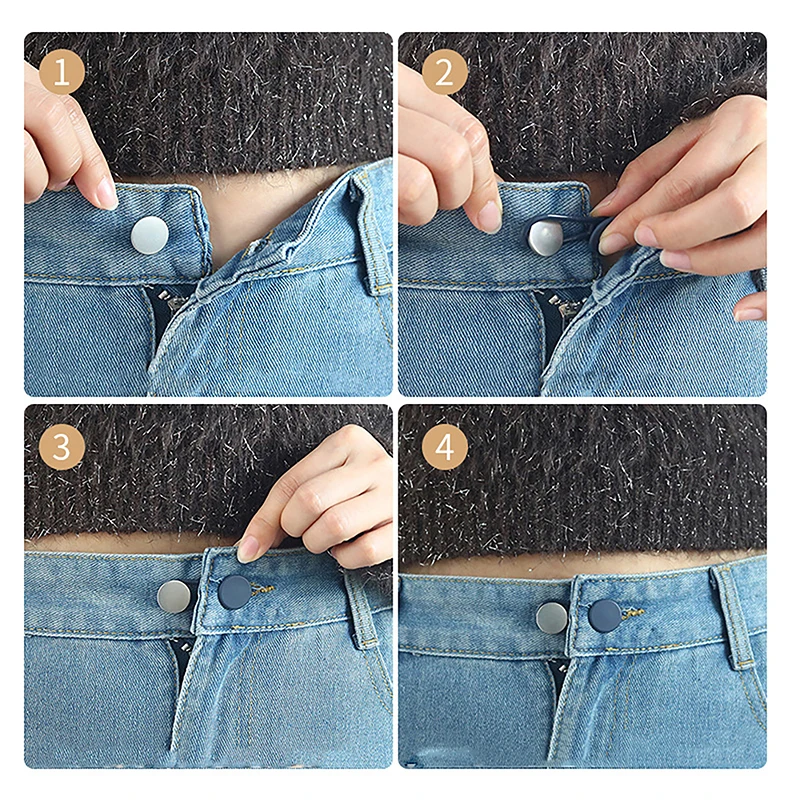 1Pcs Pants Extender Buttons 15mm 18mm Flexible Waist Extenders For Jeans Pants For Women Men Pregnancy Jeans Skirt