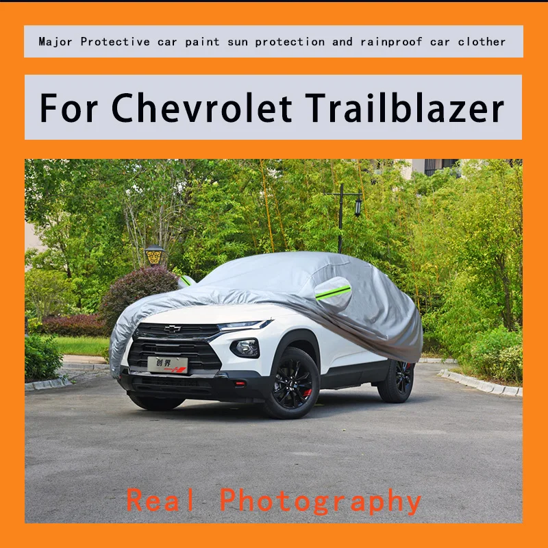 

﻿﻿For Chevrolet Trailblazer Car Covers Outdoor Waterproof Dustproof Sun Rain Snow Protection Thick Oxford Cloth Full Outer Cov
