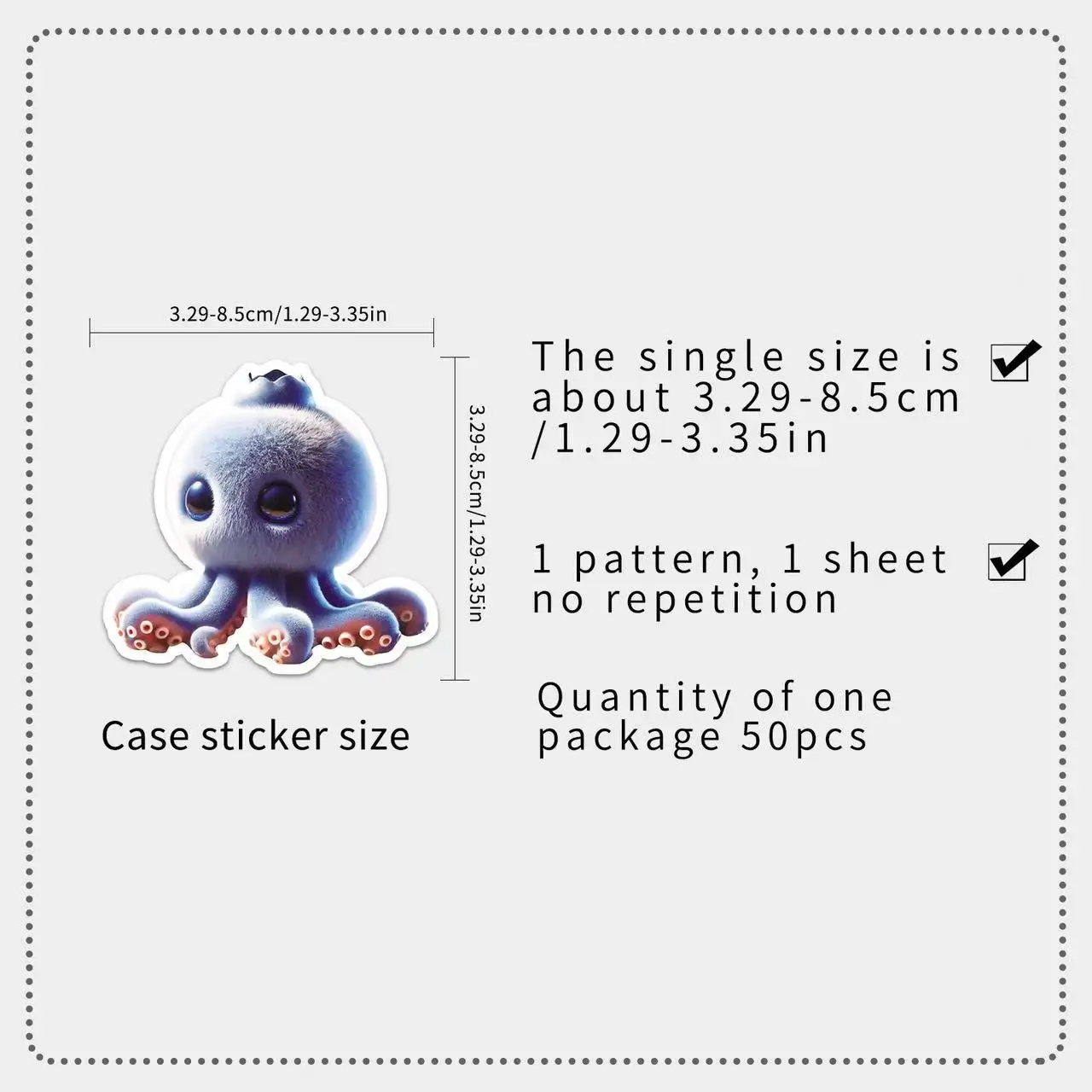 50 قطعة ملصقات تونغ تونغ الصحور للحيوانات المضحكة AI مجردة Brainrot مجردة الكرتون الشارات كول ملصق يدوي الصنع Gi #2